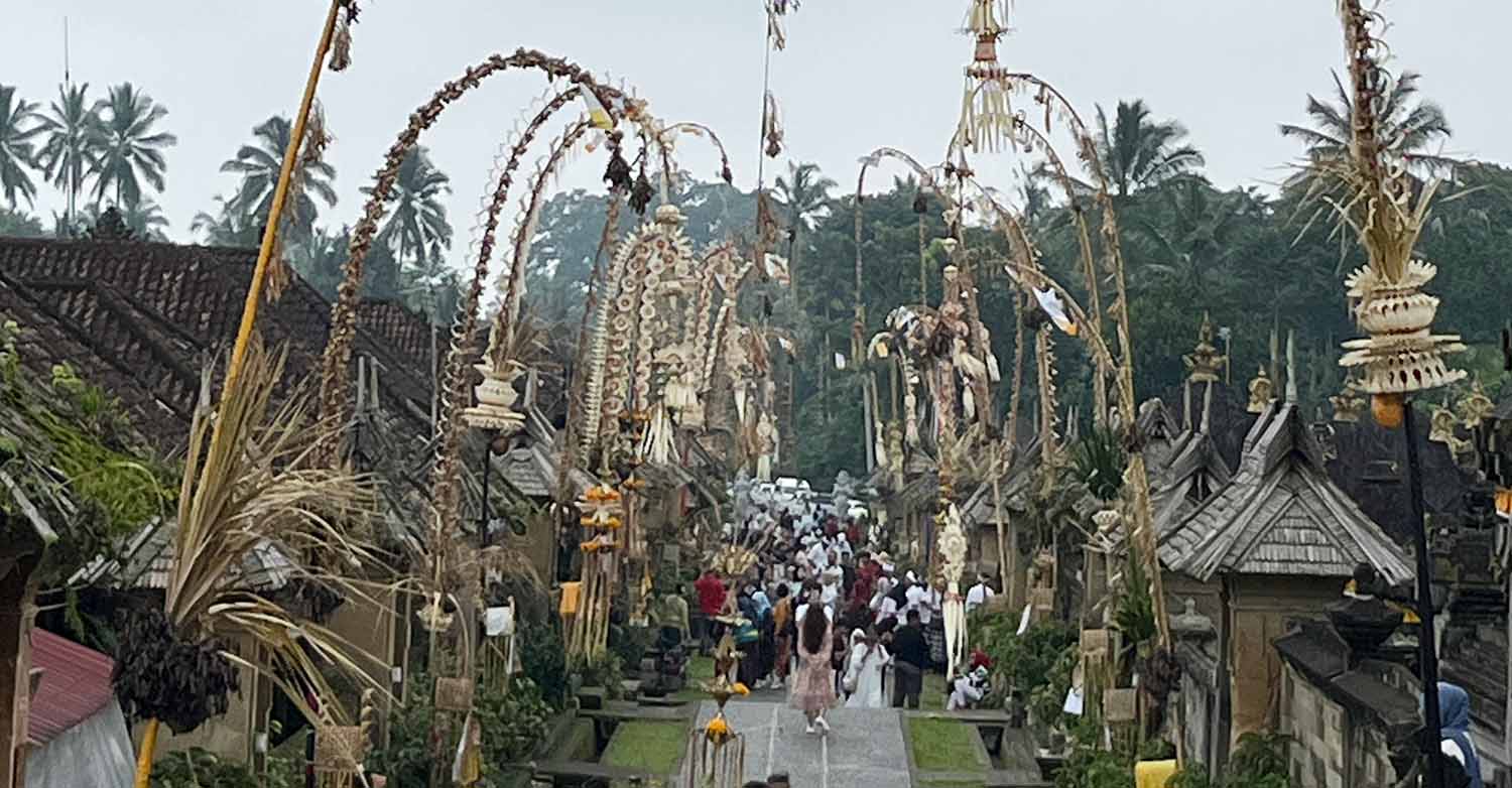 Penjors in Bali