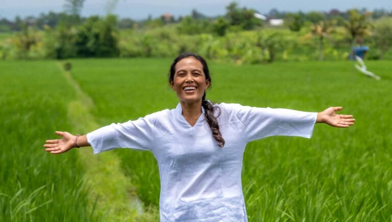 Wayan Netty – friend and highly skilled yoga instructor